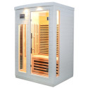 Sauna infrarouge blanc panneaux carbone 2050W 2 places SNÖ