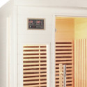 Sauna infrarouge blanc panneaux carbone 2050W 2 places SNÖ