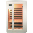 Sauna infrarouge blanc panneaux carbone 2050W 2 places SNÖ