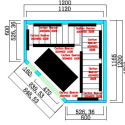 Sauna d’angle infrarouge blanc panneaux carbone 2150W 2-3 places - SNÖ