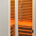 Sauna d’angle infrarouge blanc panneaux carbone 2150W 2-3 places - SNÖ