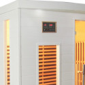 Sauna infrarouge blanc panneaux carbone 2250W 3 places - SNÖ