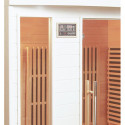 Sauna infrarouge blanc panneaux carbone 3100W 4 places - SNÖ