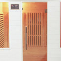 Sauna infrarouge blanc panneaux carbone 3100W 4 places - SNÖ