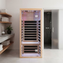 Sauna infrarouge panneaux carbone 1670W LUXE 1 place - SNÖ