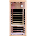 Sauna infrarouge panneaux carbone 1670W LUXE 1 place - SNÖ