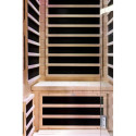Sauna infrarouge panneaux carbone 1670W LUXE 1 place - SNÖ