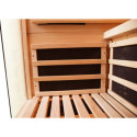 Sauna infrarouge panneaux carbone 1670W LUXE 1 place - SNÖ