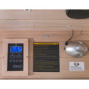 Sauna infrarouge panneaux carbone 1670W LUXE 1 place - SNÖ