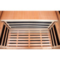 Sauna infrarouge panneaux carbone 2160W LUXE 2 places - SNÖ