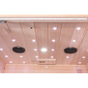 Sauna infrarouge panneaux carbone 2220W LUXE 3 places - SNÖ