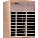 Sauna infrarouge panneaux carbone 2220W LUXE 3 places - SNÖ