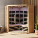SNÖ Sauna infrarouge Bois massif Bois naturel