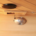 Sauna infrarouge d’angle panneaux carbone 2850W LUXE 3-4 places - SNÖ