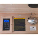 Sauna infrarouge panneaux carbone 3200W LUXE 4 places - SNÖ