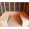 Sauna infrarouge panneaux carbone 3200W LUXE 4 places - SNÖ