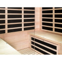 Sauna infrarouge panneaux carbone 3200W LUXE 4 places - SNÖ