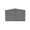 Garage métal 17,47m² imitation bois vieilli