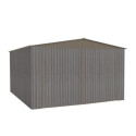 Garage métal 17,47m² imitation bois vieilli