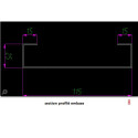 Serre de jardin 15,03m² anthracite PC 4mm + embase Green Protect