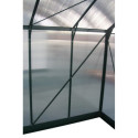 Serre de jardin 15,03m² verte PC 4mm + embase Green Protect