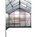 Serre de jardin 15,03m² verte PC 4mm + embase Green Protect