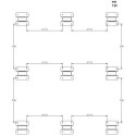 Carport double en aluminium anthracite et polycarbonate 6mm X-METAL