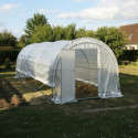 Serre tunnel maraîchère Luxe 3x6m - 200gr/m² H2,40m - Green Protect