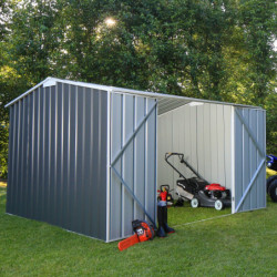 Abri de jardin en métal Colorbond gris ardoise 11,25m² EASYSHED