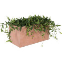 Jardinière en fibre de terre 100x45xH.45cm terracotta