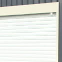 Garage métal PLUS anthracite porte enroulable + kit d'ancrage X-METAL