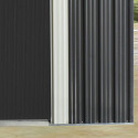 Abri de jardin métal 5,62m² Skylight anthracite + kit d'ancrage X-METAL