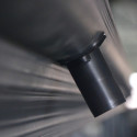 Carport en aluminium anthracite 3x6,47m et polycarbonate 6mm X-METAL