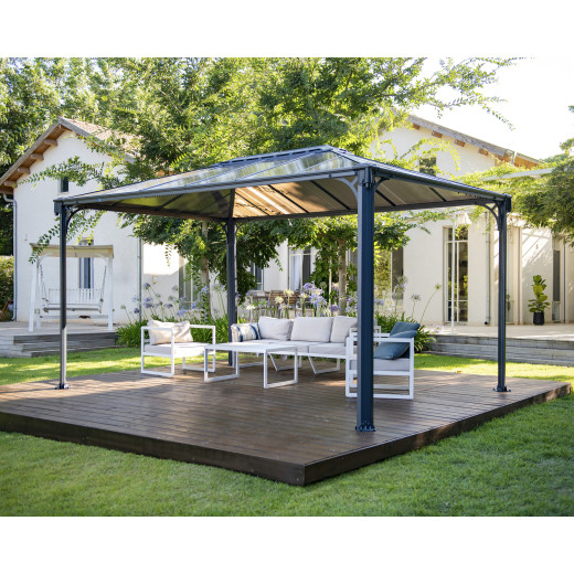 Pergola en aluminium et polycarbonate Martinique™ 4300 - Palram