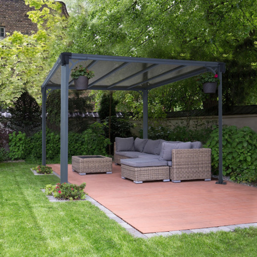 Pergola en aluminium et polycarbonate Milano™ 3000 - Palram