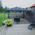 Pergola en aluminium et polycarbonate 429x429cm Palermo™ 4300 - Palram - Canopia