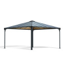 Pergola en aluminium et polycarbonate 429x429cm Palermo™ 4300 - Palram - Canopia