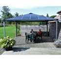 Pergola en aluminium et polycarbonate 429x429cm Palermo™ 4300 - Palram - Canopia
