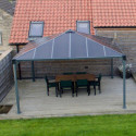 Pergola en aluminium et polycarbonate 429x429cm Palermo™ 4300 - Palram - Canopia