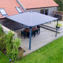 Pergola en aluminium et polycarbonate 429x429cm Palermo™ 4300 - Palram - Canopia