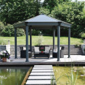Pergola en aluminium et polycarbonate Roma™ - Palram
