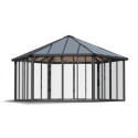 Pergola fermée en aluminium et polycarbonate Garda™- Palram