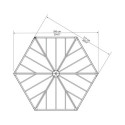 Pergola fermée en aluminium et polycarbonate Garda™- Palram