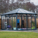 Pergola fermée en aluminium et polycarbonate Garda™- Palram
