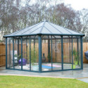 Pergola fermée en aluminium et polycarbonate Garda™- Palram