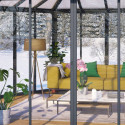 Pergola fermée en aluminium et polycarbonate Garda™- Palram