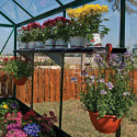 Doubles étagères en PVC  pour serre de jardin - Palram