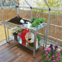 Table de culture en acier pour serre de jardin Palram