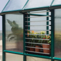 Persienne de ventilation manuelle en PVC pour serre - Polycarbonate 4mm - Canopia by Palram - Vert