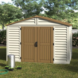 Abri de jardin en PVC WoodStyle Premium 10,56m² Duramax